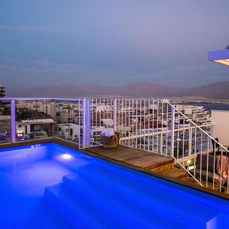Appartement Mountain And Sea View - Penthouse With Private Pool à Eilat Extérieur photo