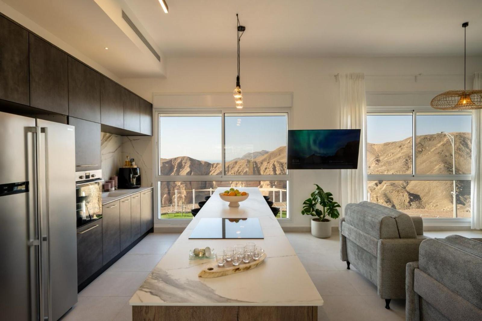Appartement Mountain And Sea View - Penthouse With Private Pool à Eilat Extérieur photo